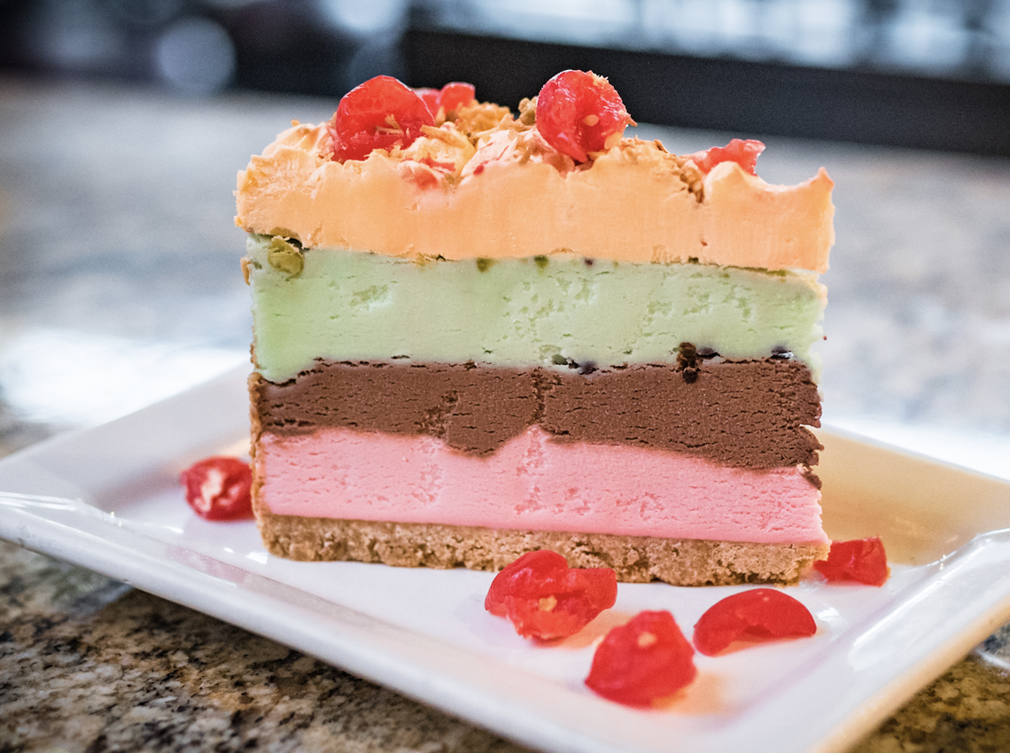 Spumoni Cake (Seasonal Limited Availability)